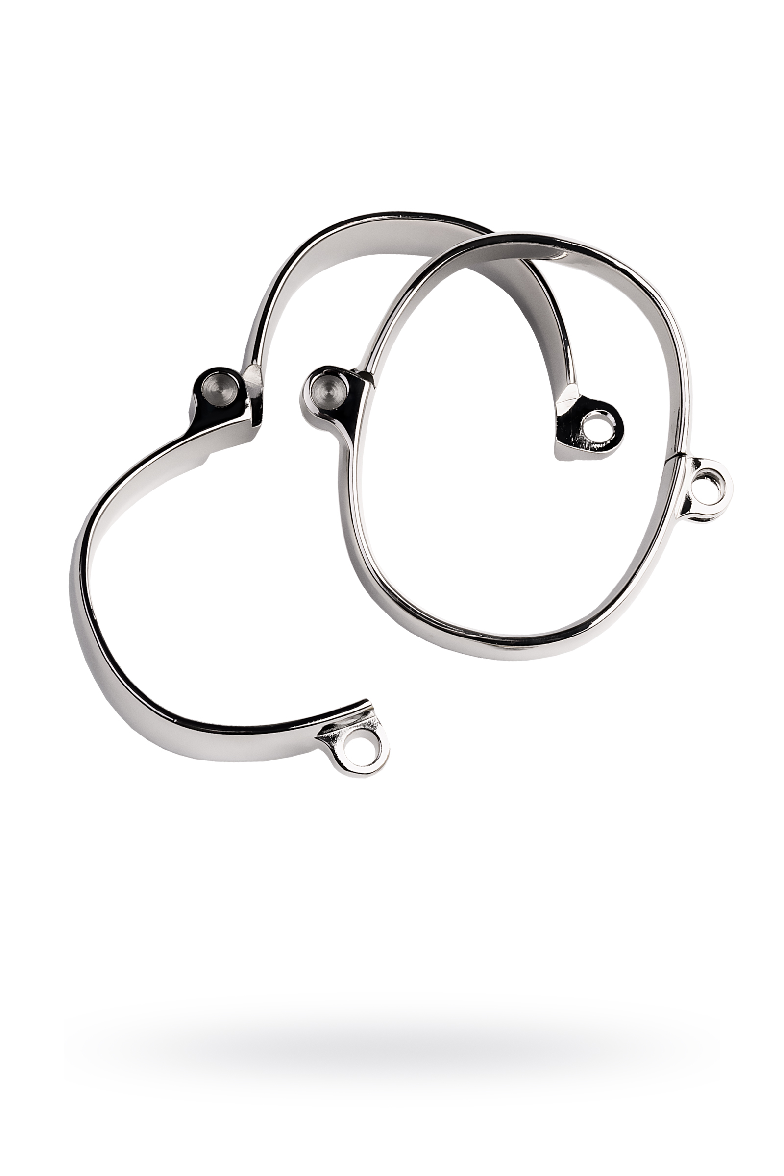 Наручники, TOYFA Metal, металл, серебристые, 20 см 