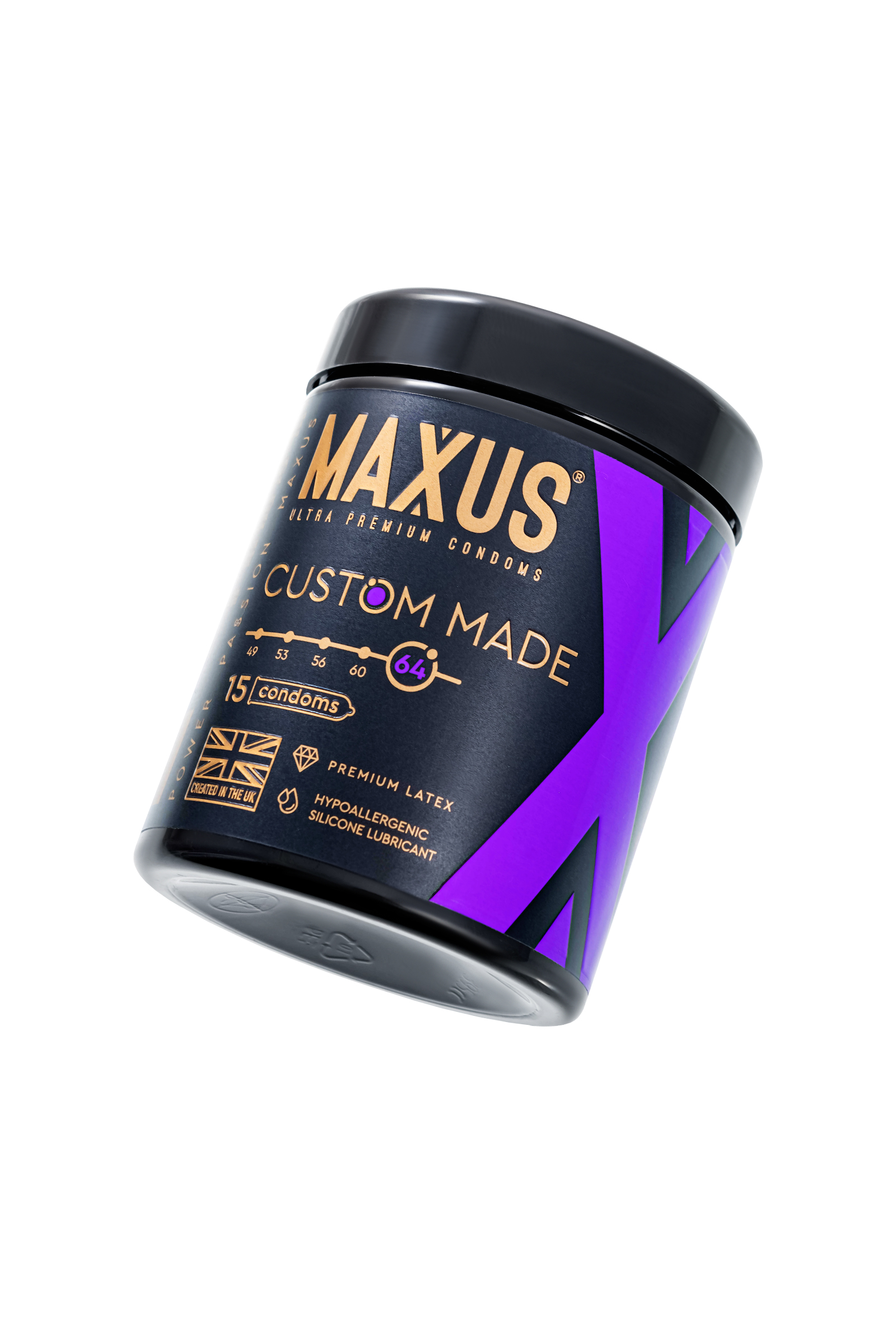 Презервативы Maxus Custom Made 64 гладкие X-Edition, 15 шт