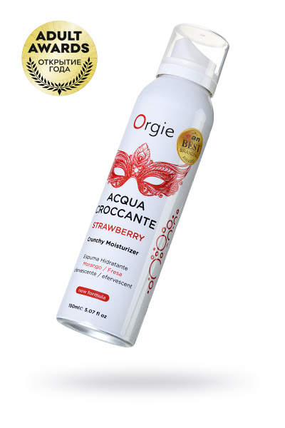 Пена шипучая увлажняющая для чувственного и незабываемого массажа Orgie Acqua Croccante, 150 мл