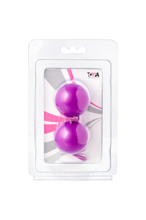 Вагинальные шарики  TOYFA, ABS пластик, фиолетовыйЙ, 20,5 см  Ø 3,5 см