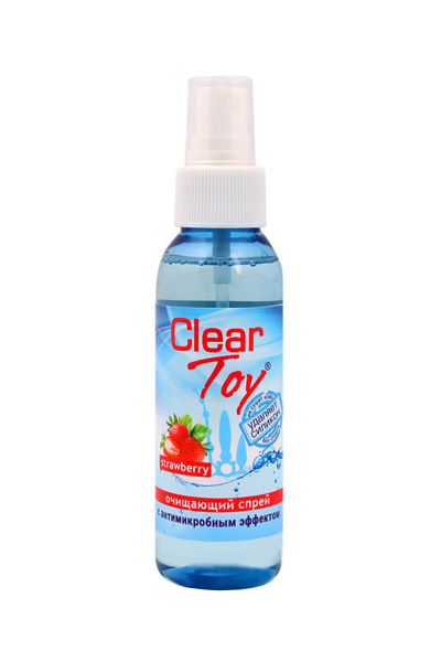 Очищающий спрей  ''CLEAR TOYS STRAWBERRY'' с антимикробным эффектом 