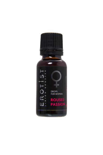Возбуждающие капли Erotist ROUSED PASSION, для женщин, 20мл