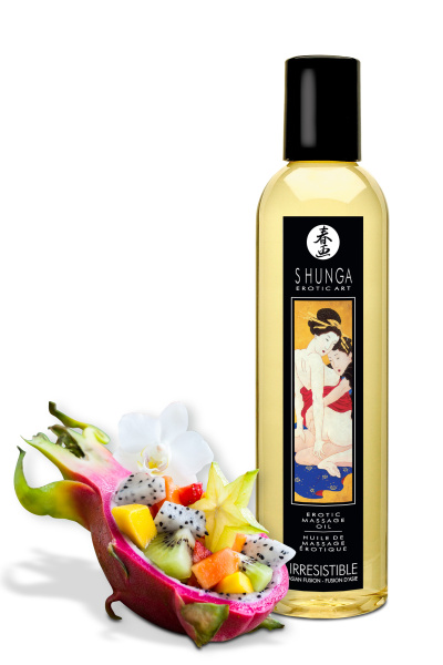 Массажное масло возбуждающее Shunga Asian Fusion, натуральное, 250 мл