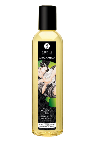 Массажное масло  возбуждающее Shunga Organica Fragrance Free 250 мл