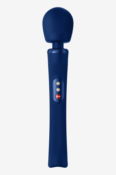 Вибромассажер Fun Factory VIM VIBRATING WAND, силикон, синий