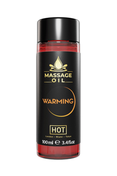 Массажное масло HOT Massage Oil WARMING, с согревающим эфектом,100 мл