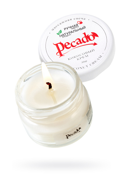 Массажная свеча Pecado BDSM «Сoconut cream» 30 гр