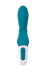 Нереалистичный вибратор Satisfyer Hug me, синий