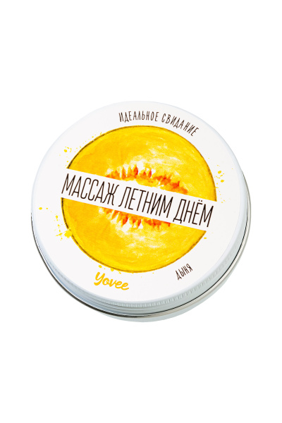 Свеча массажная    Yovee by Toyfa «Массаж летним днём» с ароматом дыни