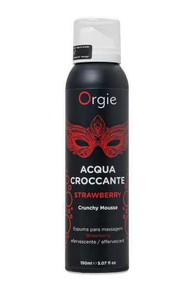 Пена шипучая увлажняющая для чувственного и незабываемого массажа Orgie Acqua Croccante, 150 мл