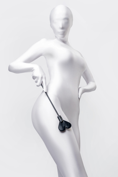 Стек Anonymo.PU кожа, черный, 35 см