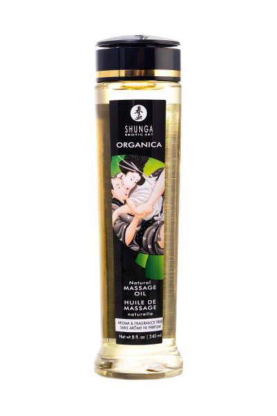 Массажное масло  возбуждающее Shunga Organica Fragrance Free 250 мл