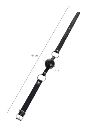 Кляп Anonymo.TPR, черный, 64 см